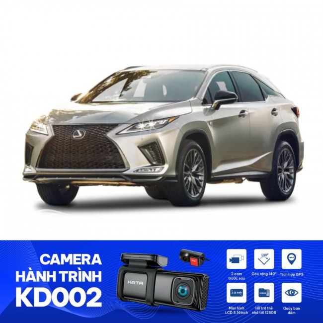 Bộ Camera Hành Trình Trước Sau Xe Lexus RX 300 2021 - KD002